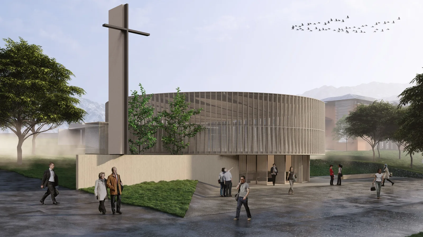 Capilla, campus Universidad de los Andes